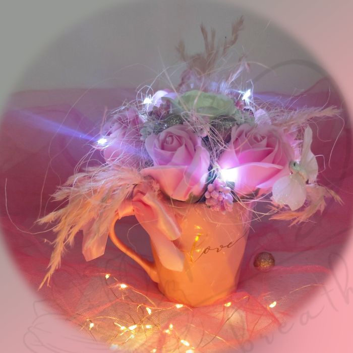 Подаръчна кутия с цветя