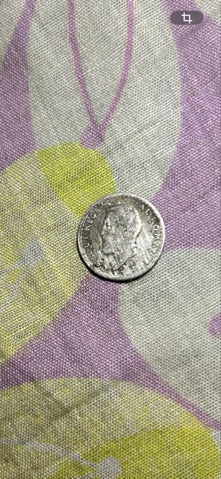 Moneda argint 5 bani 1910