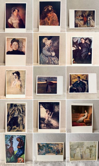 Открытки СССР девушки женщины