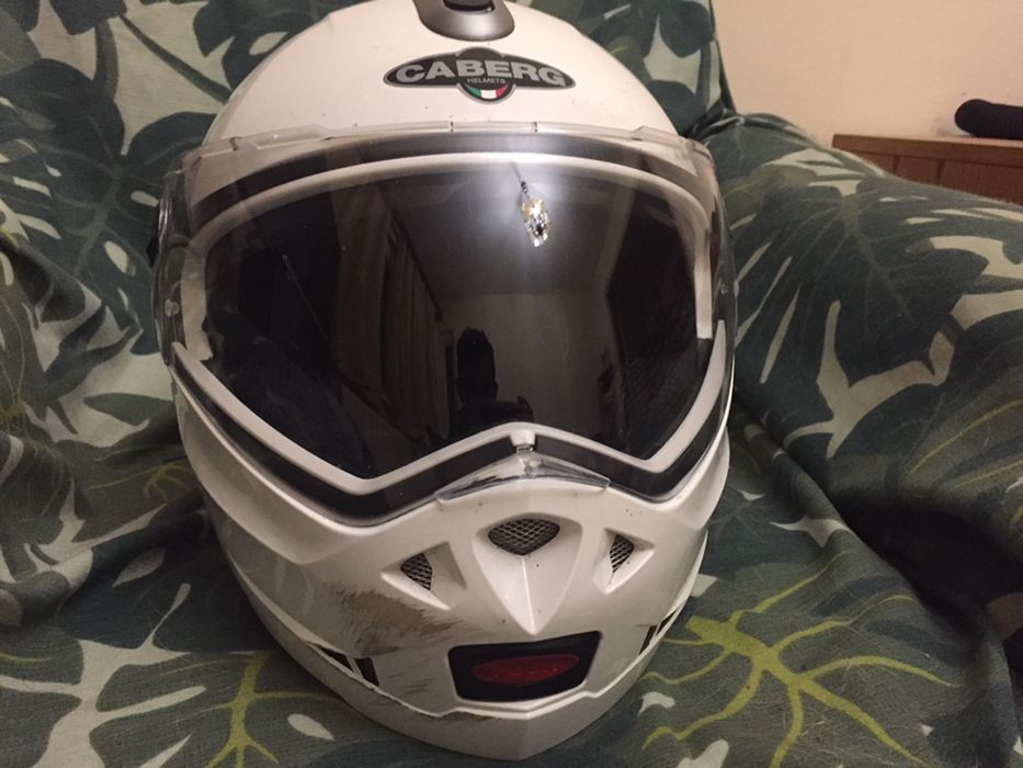 Каска Caberg Duke II White Metal