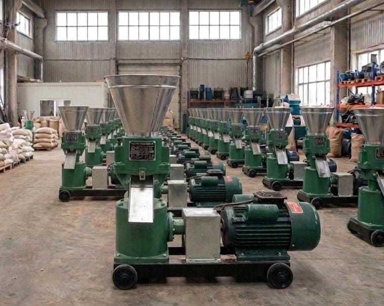 Күшті жем грануляторы 500 кг/сағ