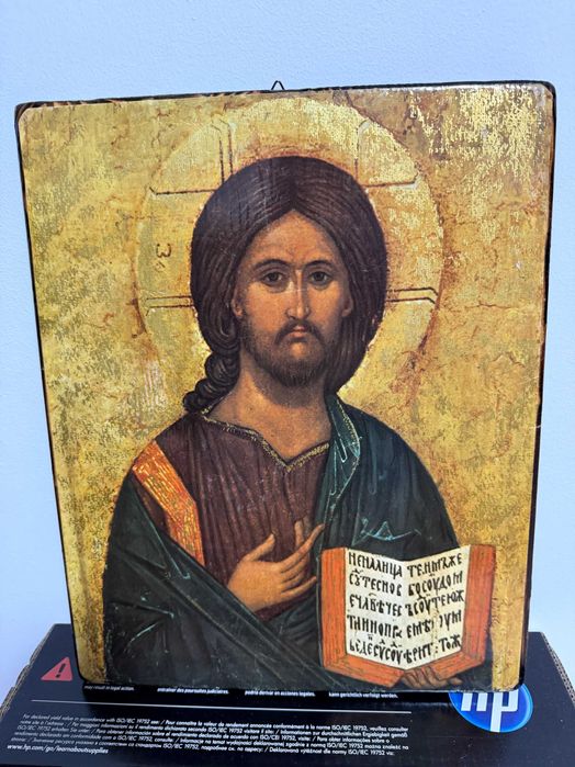 icona veche icoana deosebita dim 36cm lung 30cm lat icoana veche pictata pe lemn