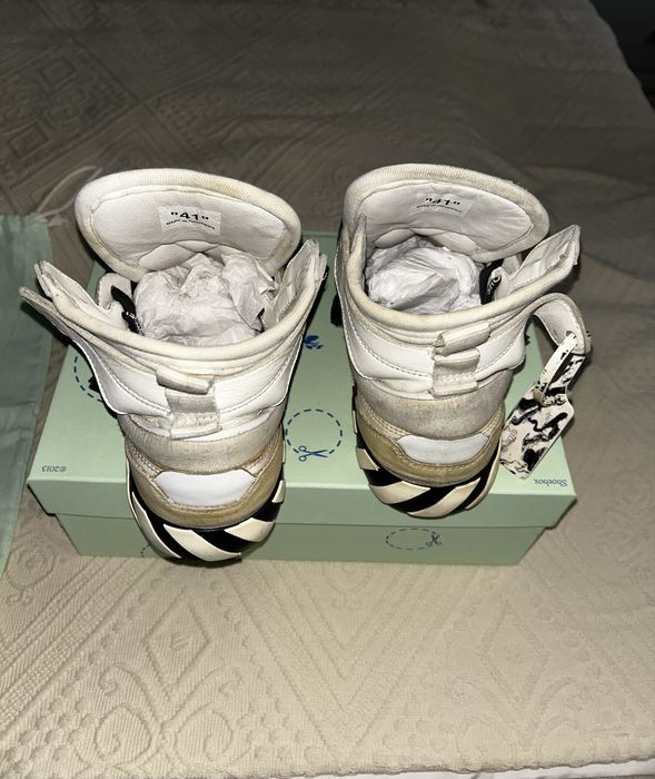 Off White Vulcanized high top