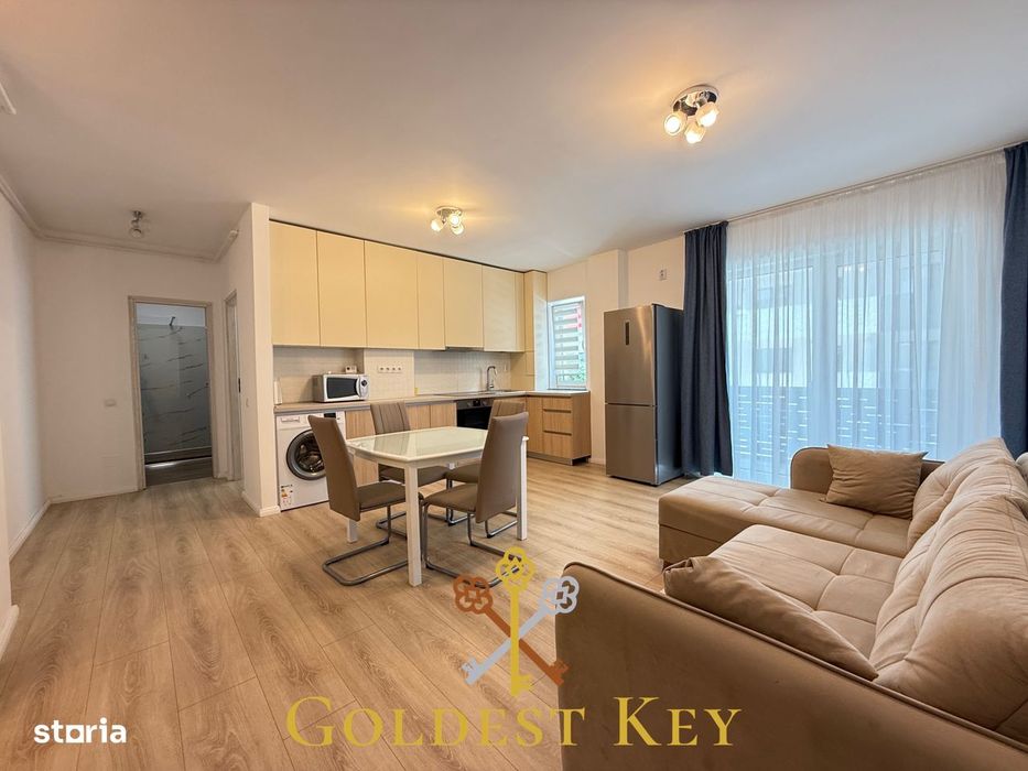 Apartament modern de 51 mp cu 2 camere, balcon si parcare