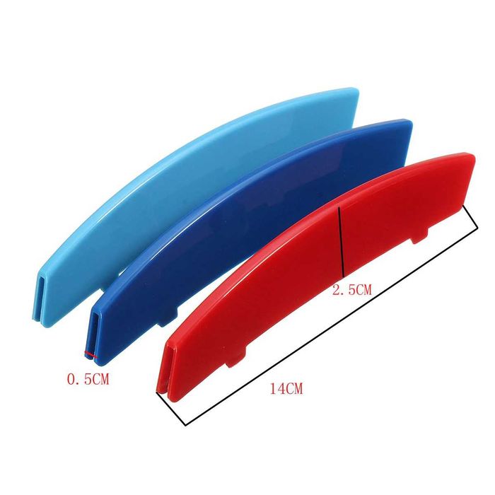 БМВ Е60 BMW 5 Series E60 цветни лайсни за решетка ленти