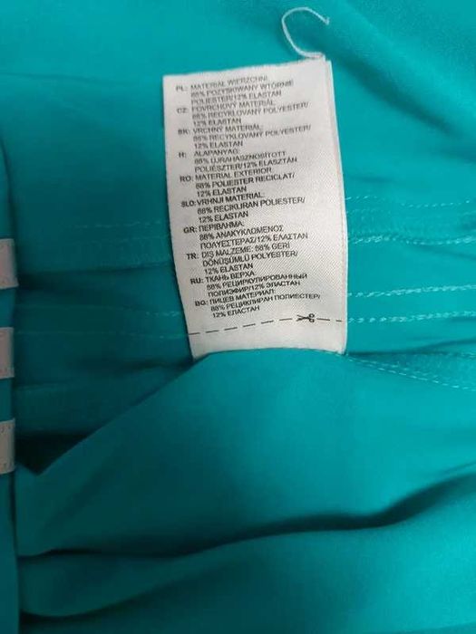 Lot 2 tricouri Adidas fitness, mărimea S, culori turcoaz și albastru