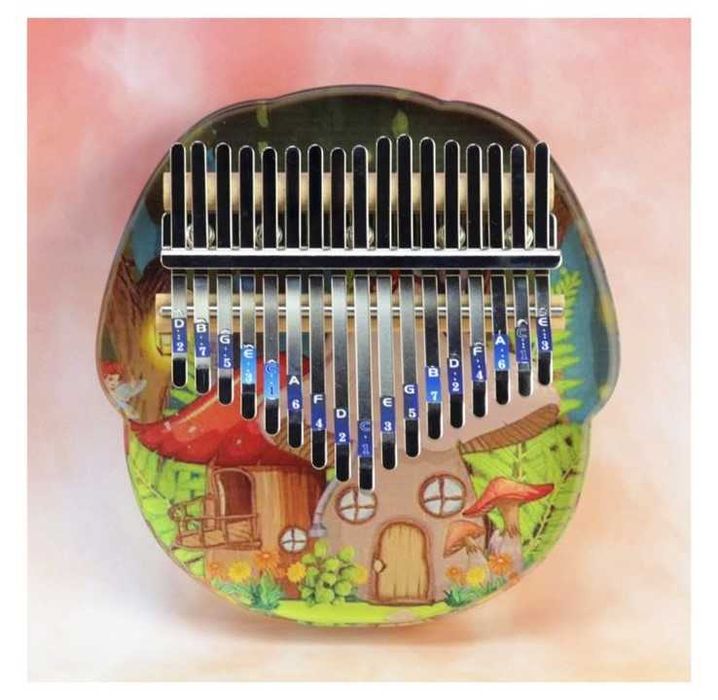 Акриловая калимба 17 клавиш/Чехол в комплекте/район Абая Правды