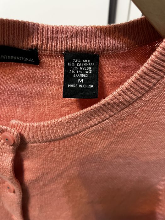 Кардиган коралловый кашемир