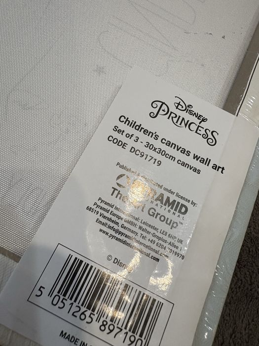 4 бр Канвас за стена Disney