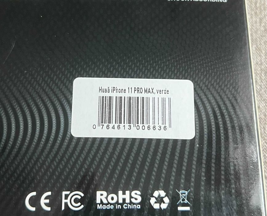 Husă Zafit verde pentru iPhone 11 Pro Max, protecție premium