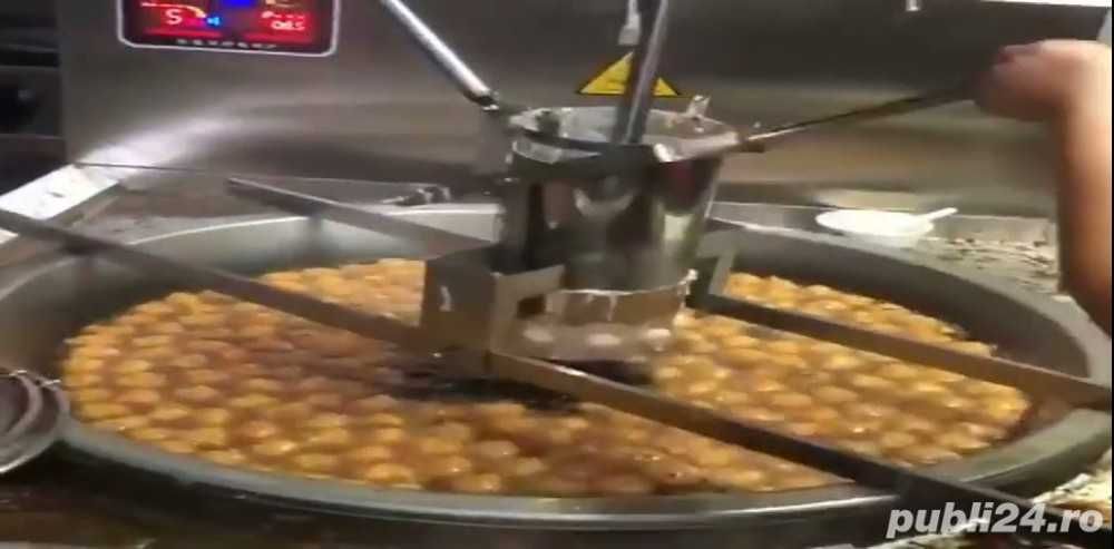 Masina de gogosi bilute inox manuala de productivitate mare 14buc/tura/3secunde noi sigilate