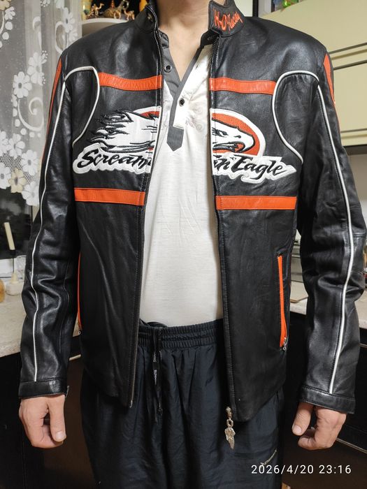Куртка кожа Harley Davidson