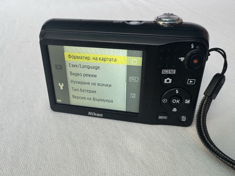 Цифров фотоапарат Nikon Coolpix A10 , 16.1MP , 5х оптичен зум