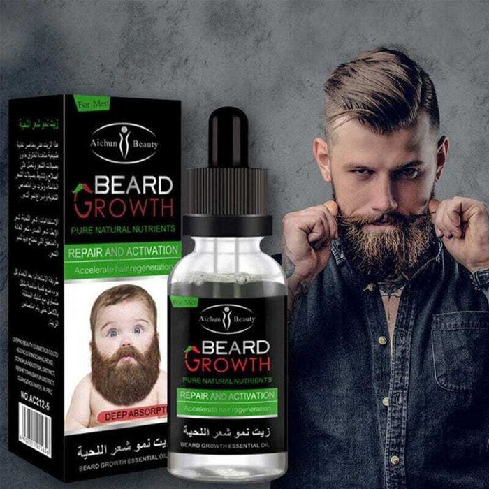 Серум с витамини за сгъстяване и растеж на коса и брада