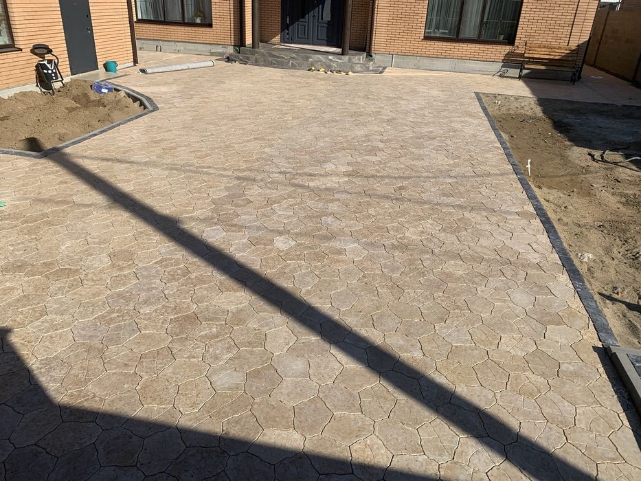 Укладка брусчатки