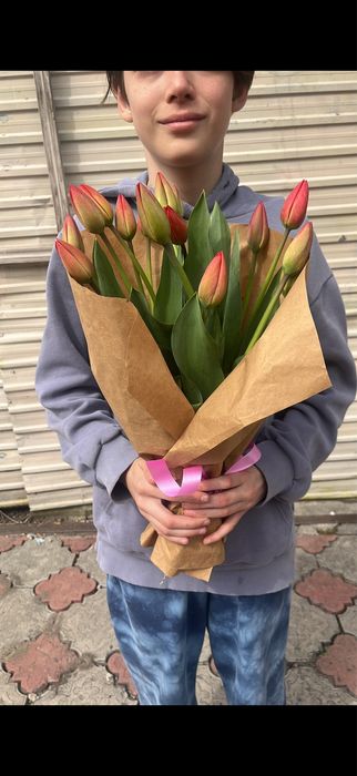 Домашние тюльпаны 350 тг