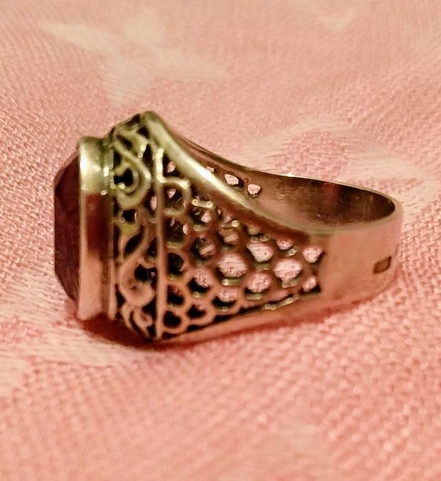 Розовый аметист в серебре, СССР