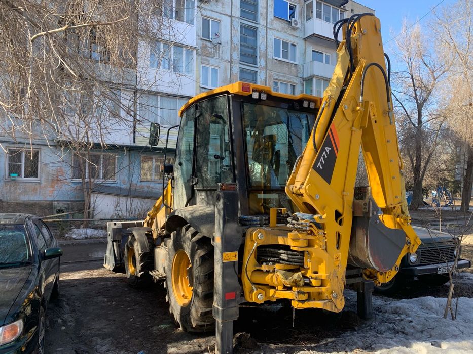 Услуги экскаватора погрузчика (петушок) 3в1. Гидромолот