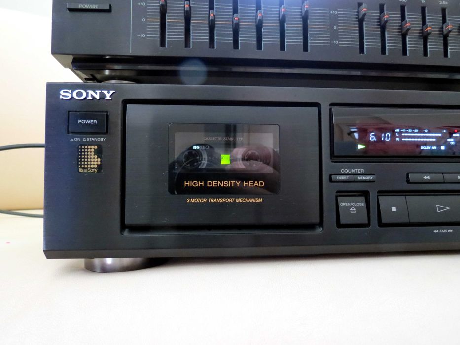 Casetofon Deck  Sony TC-K 470 , 3 motoare mechanism ,  Dolby B/C, HX Pro , Bias level control (BIAS)