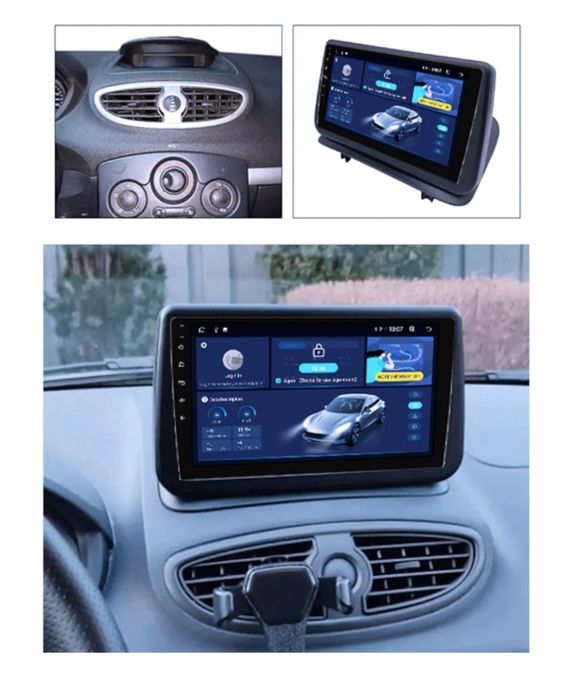 Navigatie Android 4GB/64GB Clio 3 , Carplay , Android Auto + Came