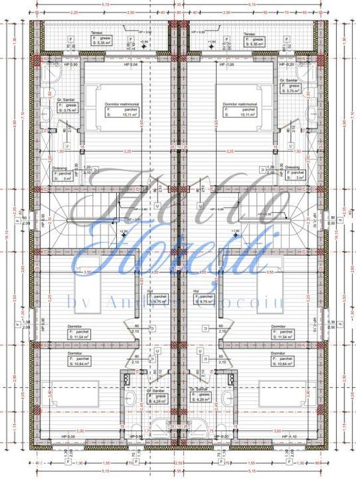 Casa alipita 4 camere - 170 mp utili - zona Tauti, Floresti!