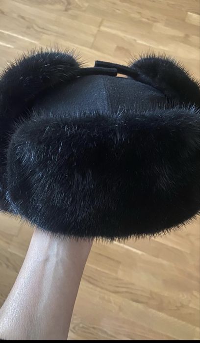 Кашемировая мужская шапка