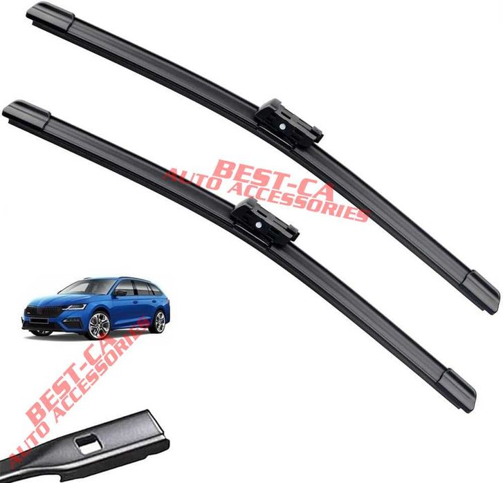 Комплект чистачки предно стъкло 65+48 cm. за Skoda Octavia 4 Mk4 2020-