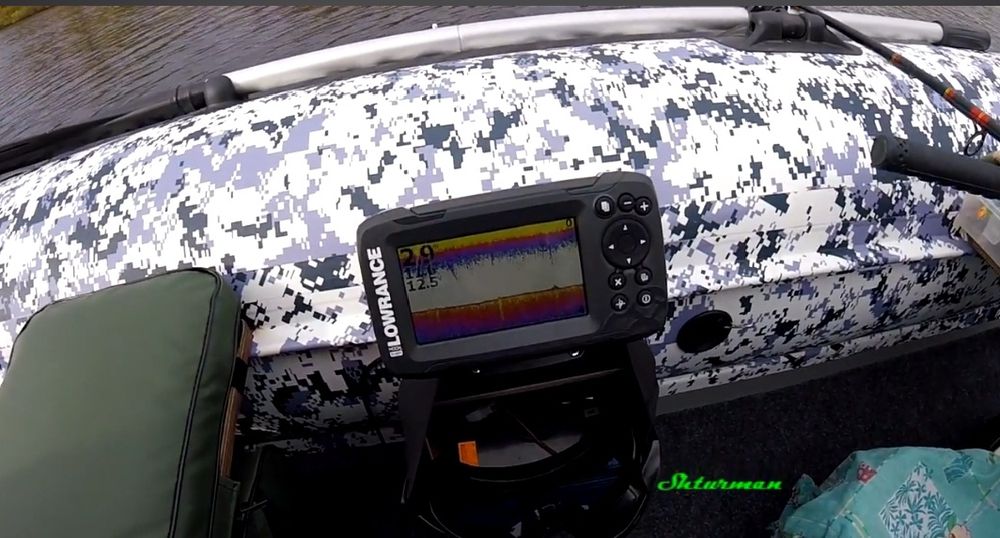 Эхолот с Lowrance hook 4x gps