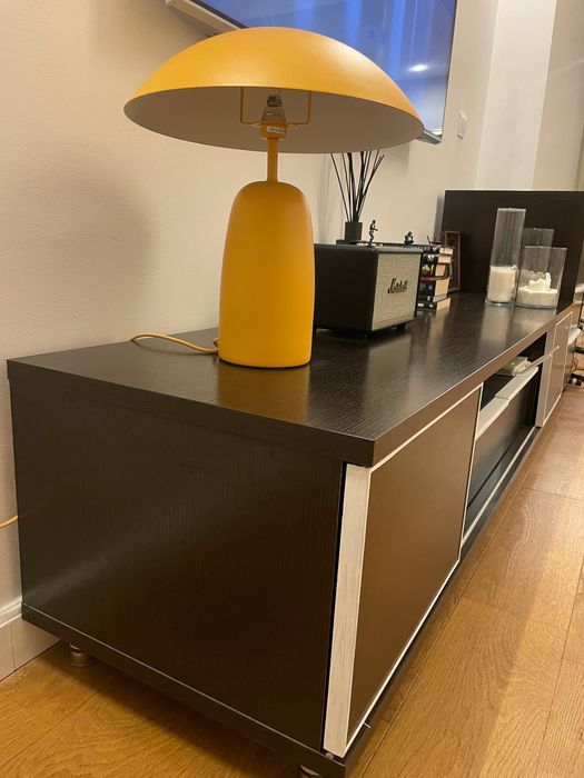 Модулен ТВ шкаф от истинско дърво