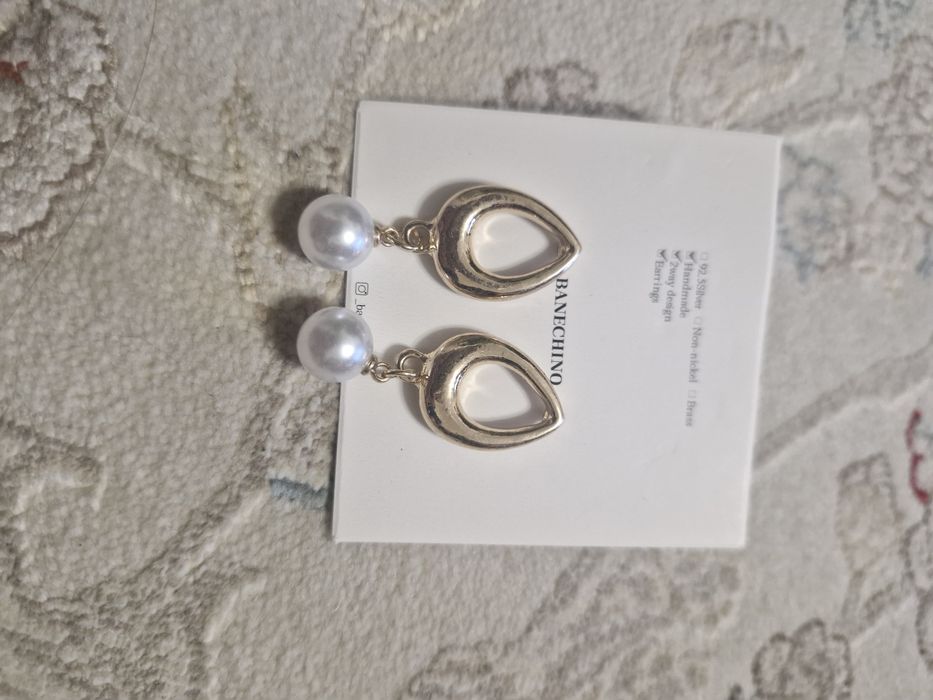 Серьги Евро бижутерия