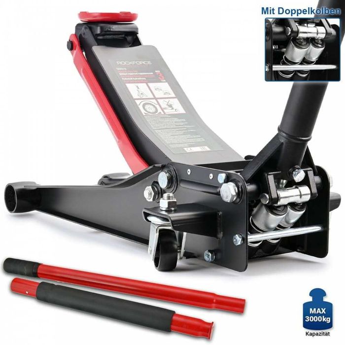 Крик хидравличен нископрофилен тип крокодил 75-510мм 3Т RockForce