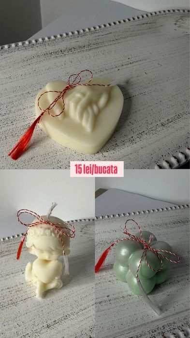 Aranjamente parfumate din ceara! Martisoare parfumate - cadou martie