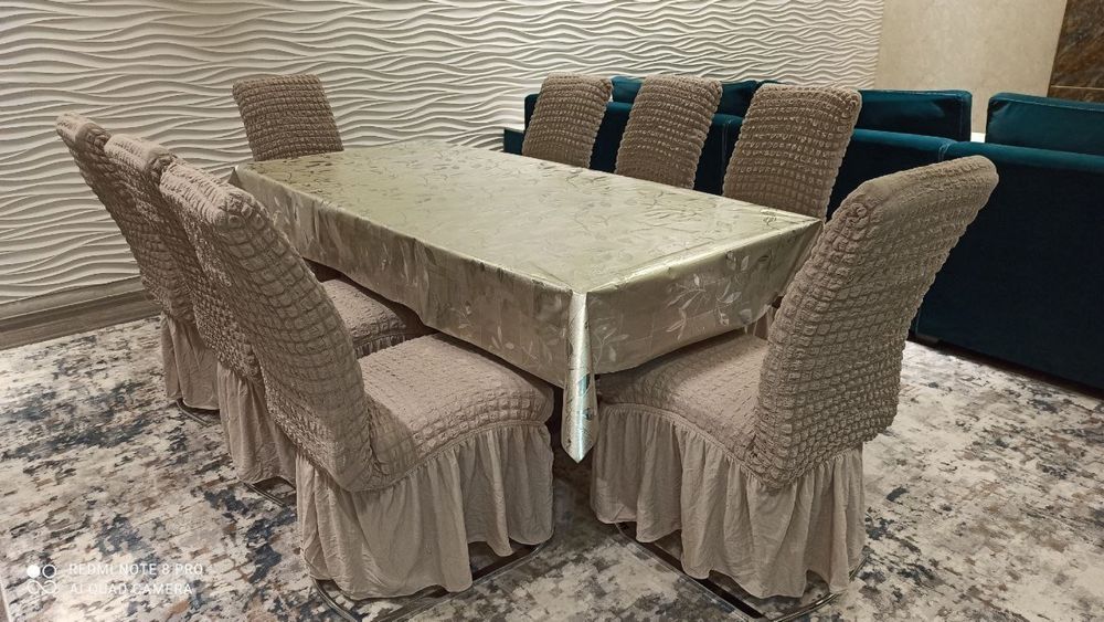 Чехлы на стулья жатка Турция.Доставка.