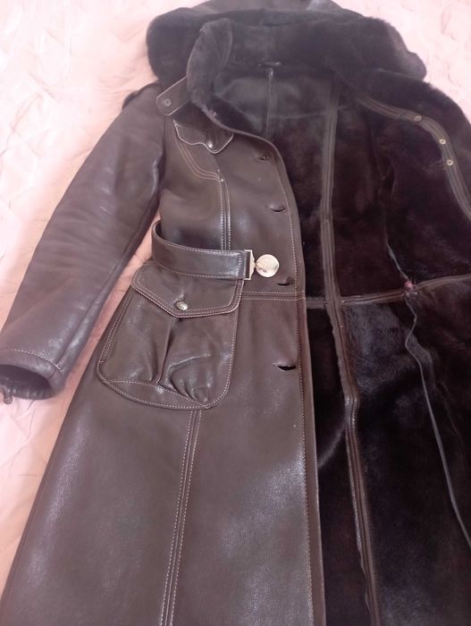 Женская натуральная дубленка