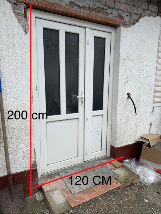 Usi duble termopan exterior