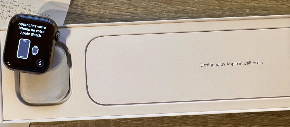 Apple Watch 8 41mm Stainless Steel Graphite Cellular + Milanese Loop