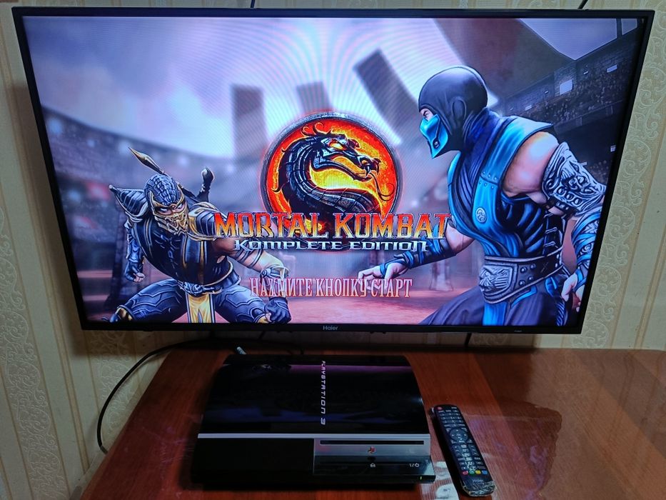 Sony ps3 + 150 игр + телевизор 43"