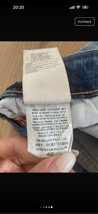 Blugi Daquared originali