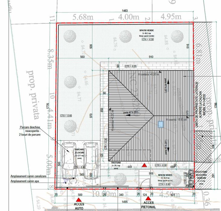 Teren Andronache, Sector 2, 263MP cu ACC, Proiect si Fundatie