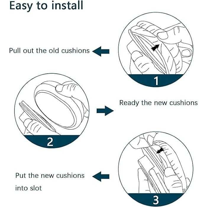 Set 2 bureti pentru casti Sennheiser HD 4.50 HD 4.40 HD 4.30G HD 4.20