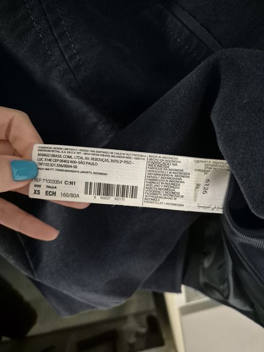 Sacou dama haină geaca Mango măsură XS