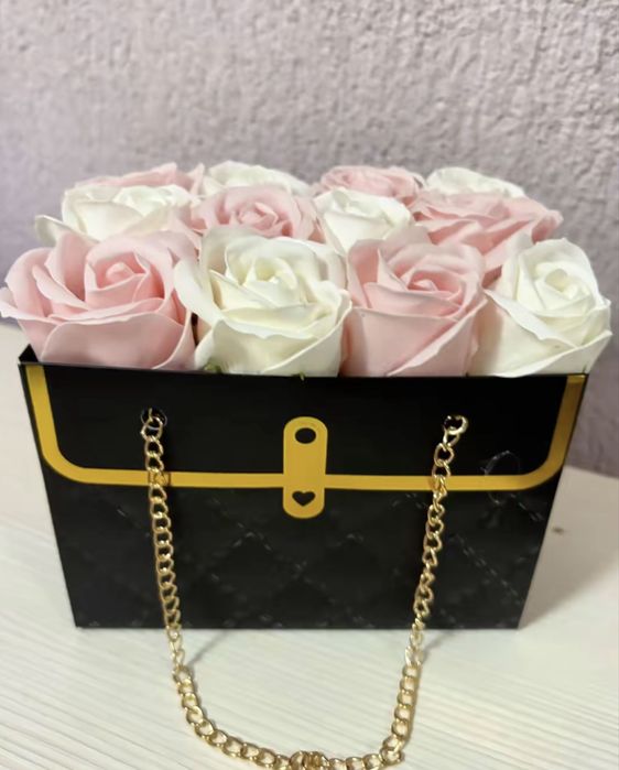 Cosulete cu flori din sapun