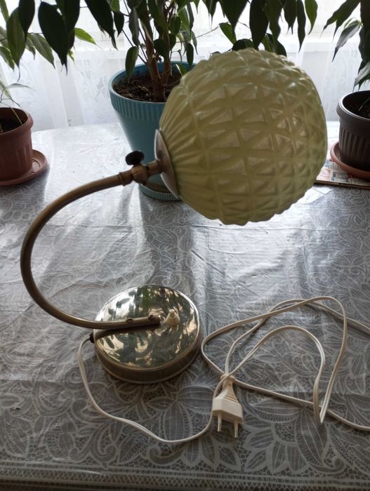 Метална работна лампа с щипка и нощни ретро лампи