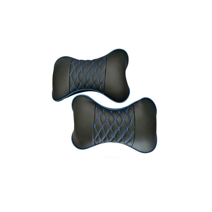 Set 2 perne tetiere universale auto culoare Negru cusaturi diverse