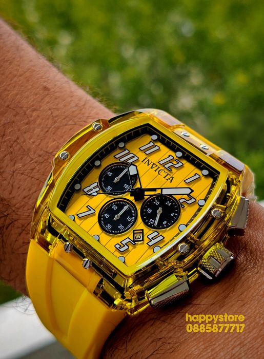INVICTA Ghost Yellow 47 mm, Инвикта нов ръчен часовник