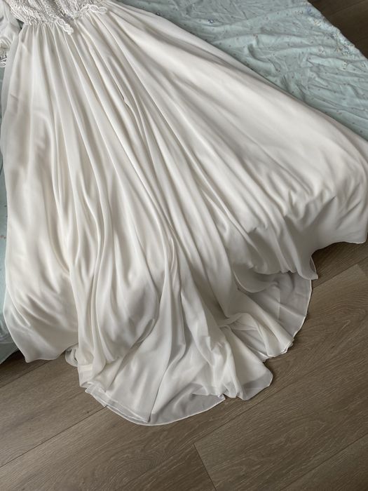 Rochie de mireasa cu trena marimea S
