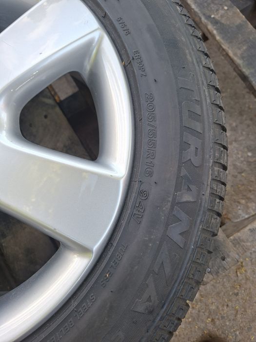 1бр. Нова Джанта с гума 16" 5Х112мм Фолксваген, VW 5X112 с гума 205 55 16