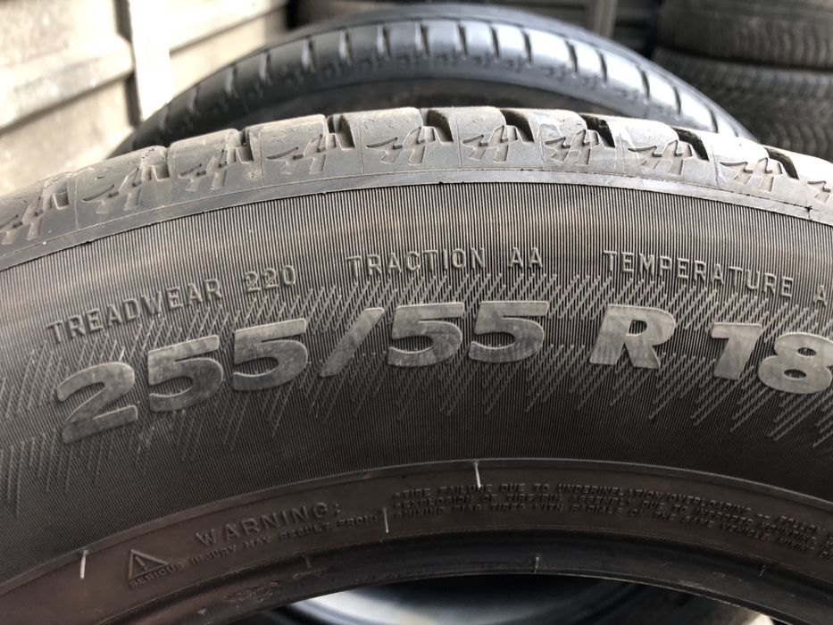 255/55/18 пара шин б/у из Германии
