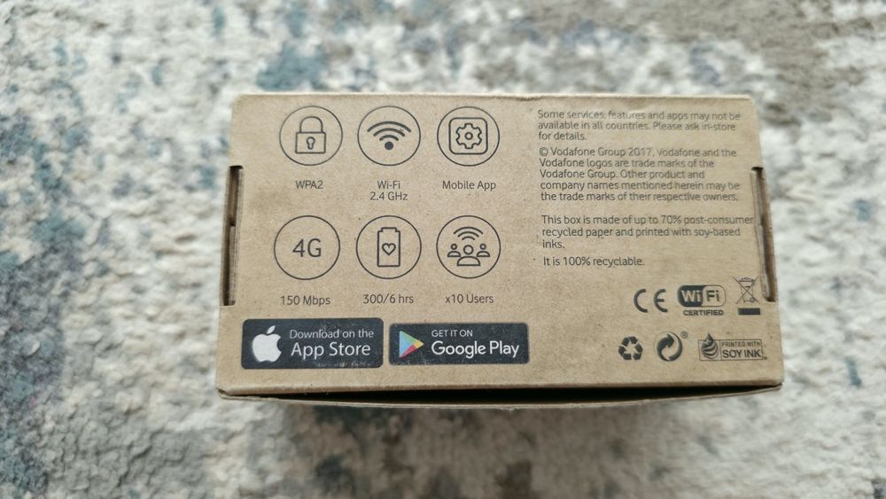 Vând router portabil Vodafone R218h