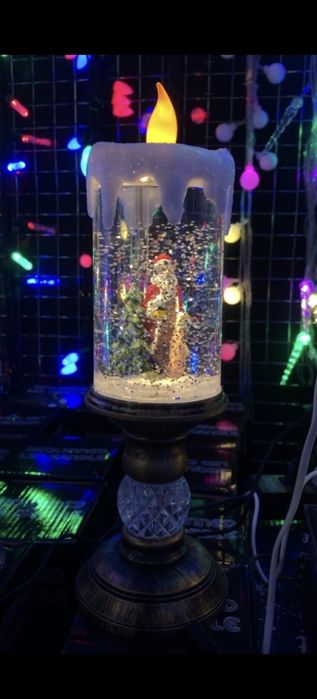 Светодиодная свеча Новогодний светильник декоративный 26 см